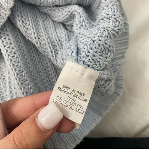 BRANDY MELVILLE | Baby blue knit sweater - Picture 6 of 6